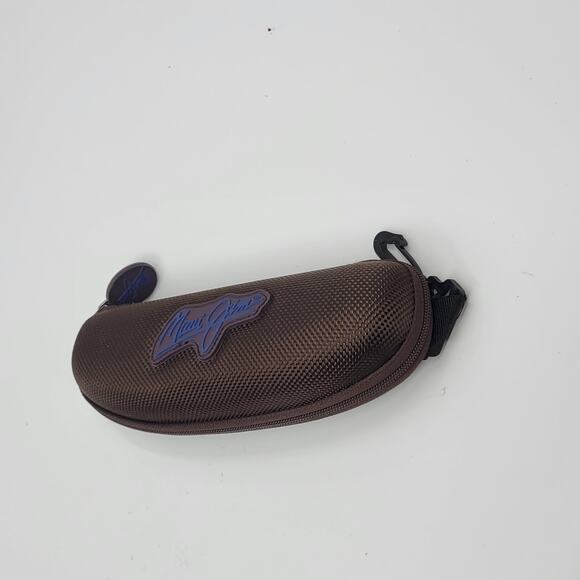 Maui Jim small zipped around hard sunglasses eyeglasses case with clip - Picture 8 of 8